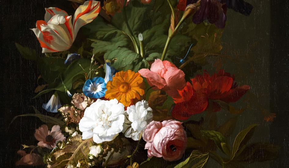 Rachel Ruysch, Vase with Flowers, 1700, oil on canvas
